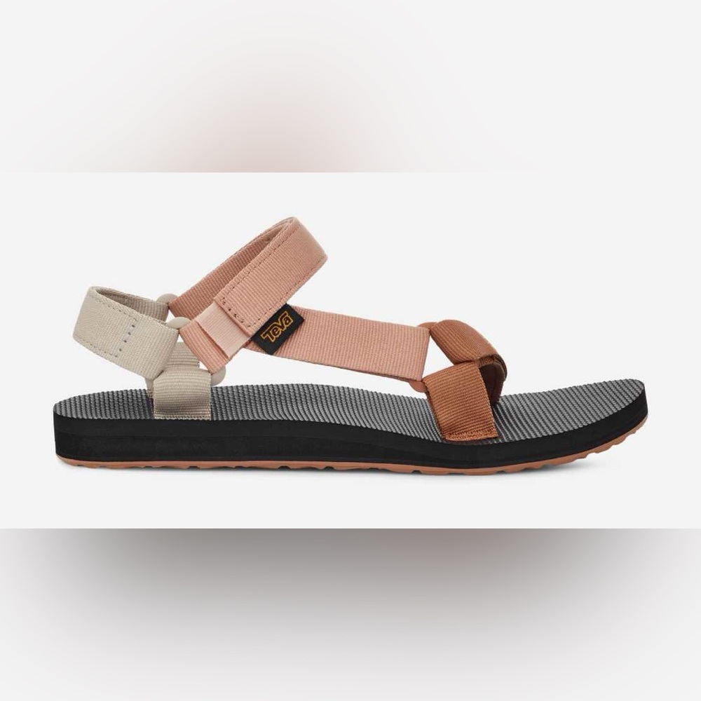 Teva Pink and Brown Adjustable Sandals